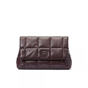 SOLD Victoria’s Secret Brown Quilted Makeup Bag